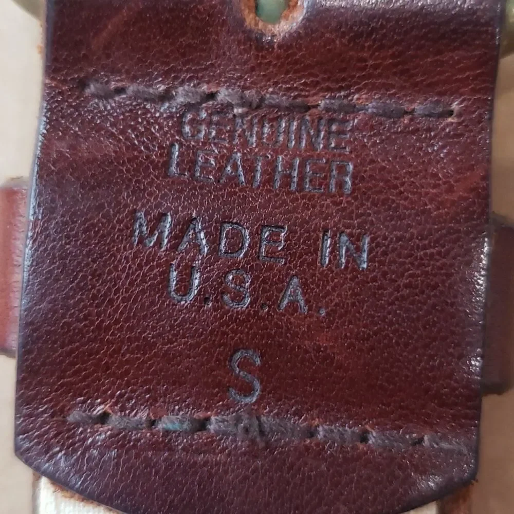 Abercrombie & Fitch Belt Men's S  Brown 1.5